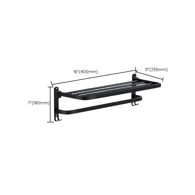 Modern Bathroom Accessories Black Paper Holder Bathroom Shelf Bathroom Accessory Set