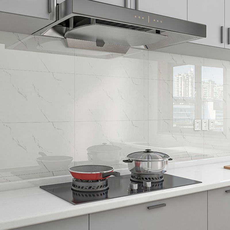 Modern Splash Protection Tiles Smooth Splash Protection Wallpaper for the Kitchen