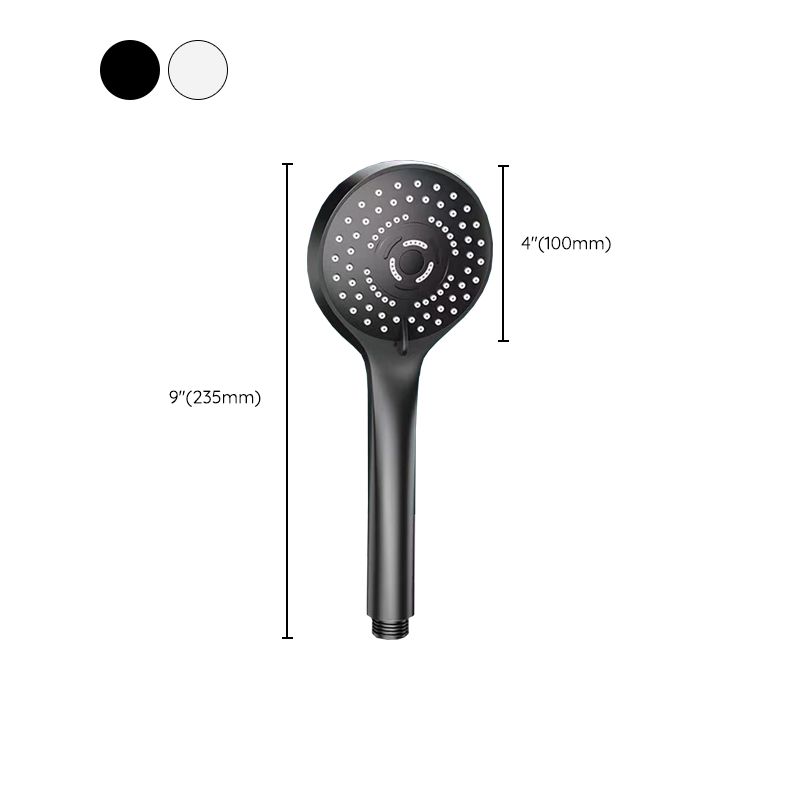 Plastic Handheld Showerhead Bathroom Showerhead with Adjustable Water Flow