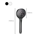 Plastic Handheld Showerhead Bathroom Showerhead with Adjustable Water Flow