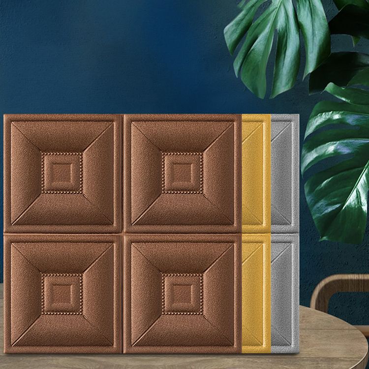 Glam Cord Access Panel PVC Self-Adhesive 3D Embossing Waterproof Wall Panel