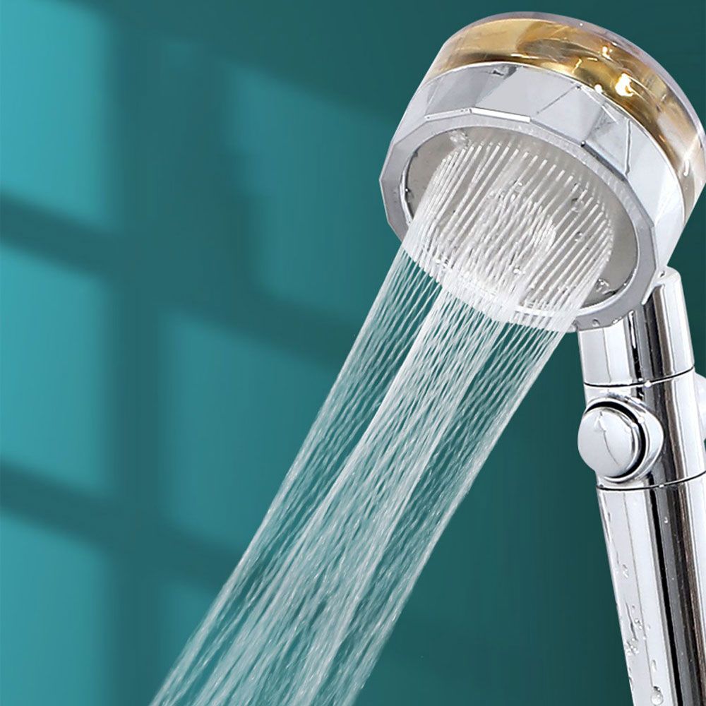 Contemporary Handheld Supercharged Showerhead Round Spray Head