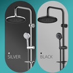 Contemporary Showerhead Combination Rainfall Chrome Wall Mount Showerhead