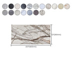 PVC Tile Peel & Stick Modern Peel and Stick Wall Tile