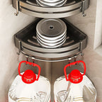 Contemporary bathroom accessory set 3-piece bath shelf with hooks