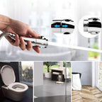 Contemporary Hand Shower Head Silver 3-Spray Pattern Wall Mounted Shower Head