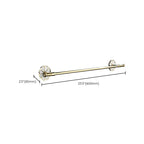 Metal Simple Bathroom Accessories as a Single Piece or in a Set in Gold