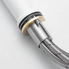 Modern Sink Faucet Solid Color Copper Sink Faucet for Bathroom