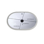 Modern Under-mount Sink Oval Porcelain with Pop-Up Drain Sink