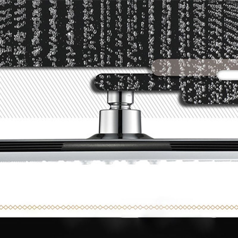 Rectangular Fixed Shower Head Traditional Ceiling Mounted Shower Head