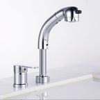 Vessel washbasin mixer High arch three-way faucet 2-hole fittings