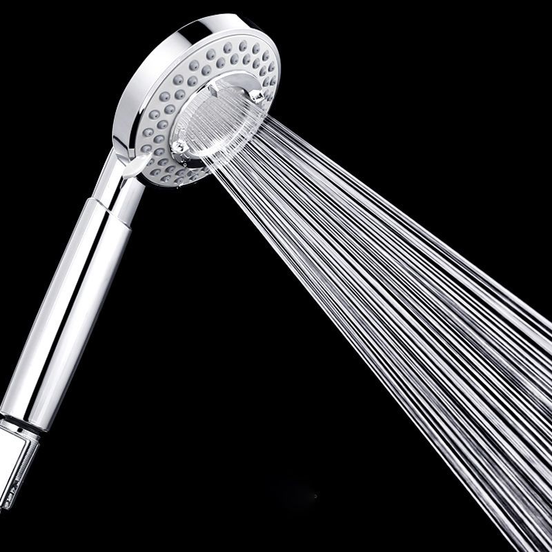 Silver Hand Shower 3 Jets Stainless Steel Wall-Mounted Shower Head