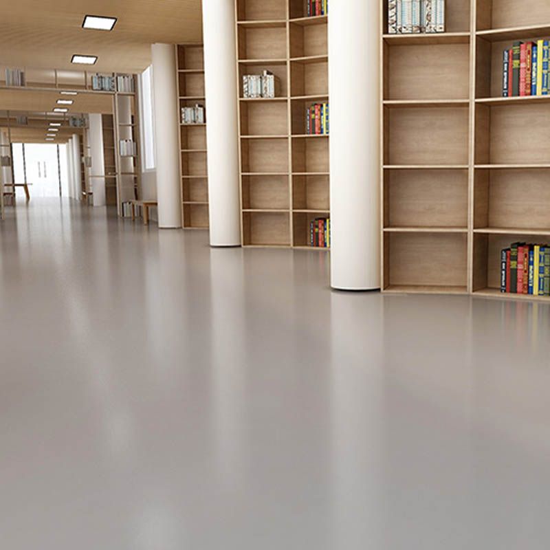 Modern Style PVC Floor Covering Pure Color Waterproof Fire-Resistant PVC Floor Covering