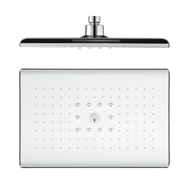 Rectangular Fixed Shower Head Traditional Ceiling Mounted Shower Head