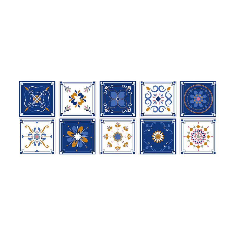 Square Peel & Stick Mosaic Tile PVC Waterproof Mosaic Tiles Wallpaper