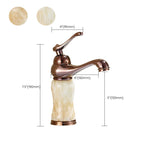 Luxury Vessel Faucet Brass Lever Handles Low Arc Sink Faucet