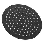 Square and Round Shower Head made of Stainless Steel, Fixed Mounted Ceiling Shower Head in Black