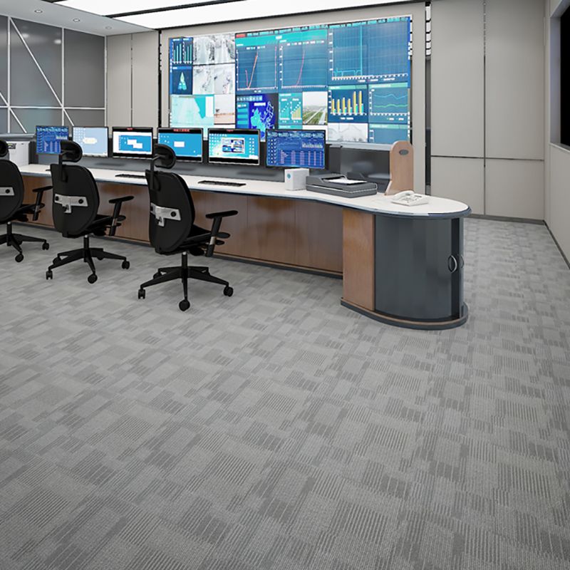 Waterproof Plastic Floor Rectangular Fabric Look Square Edge Floor Tile