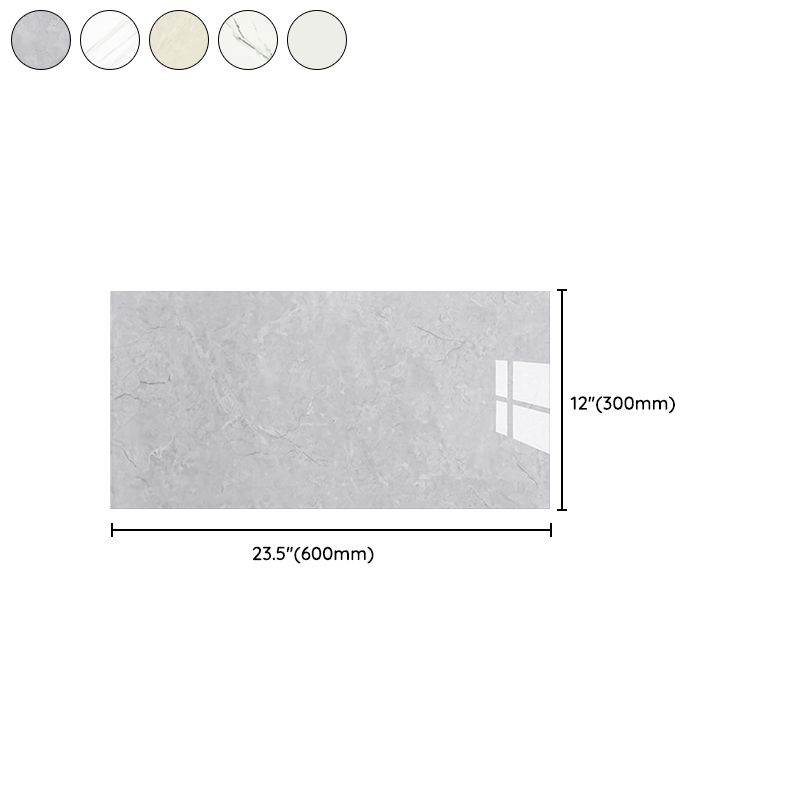 Individual Tiles Wallpaper PVC Stain Resistant Peel and Stick Tiles Wall Tile