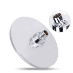 Contemporary Fest Shower Head Round Shower Head Combo in Silver