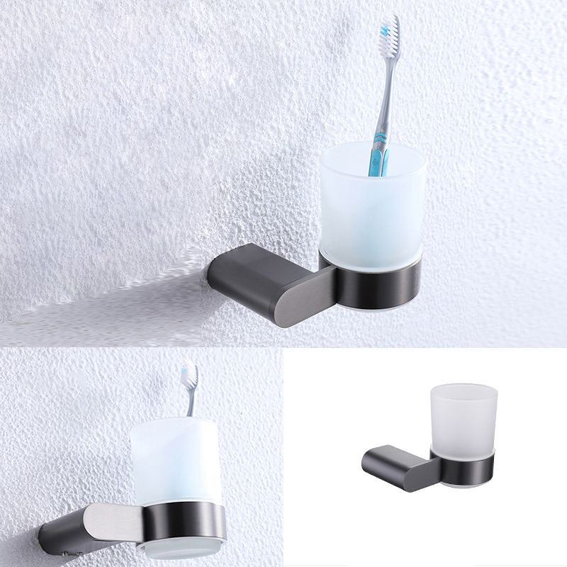 Dark gray modern bathroom accessory set stainless steel bathroom accessory set