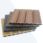 Floor Bullnose Click Lock Wire Brushed Wood Tiles