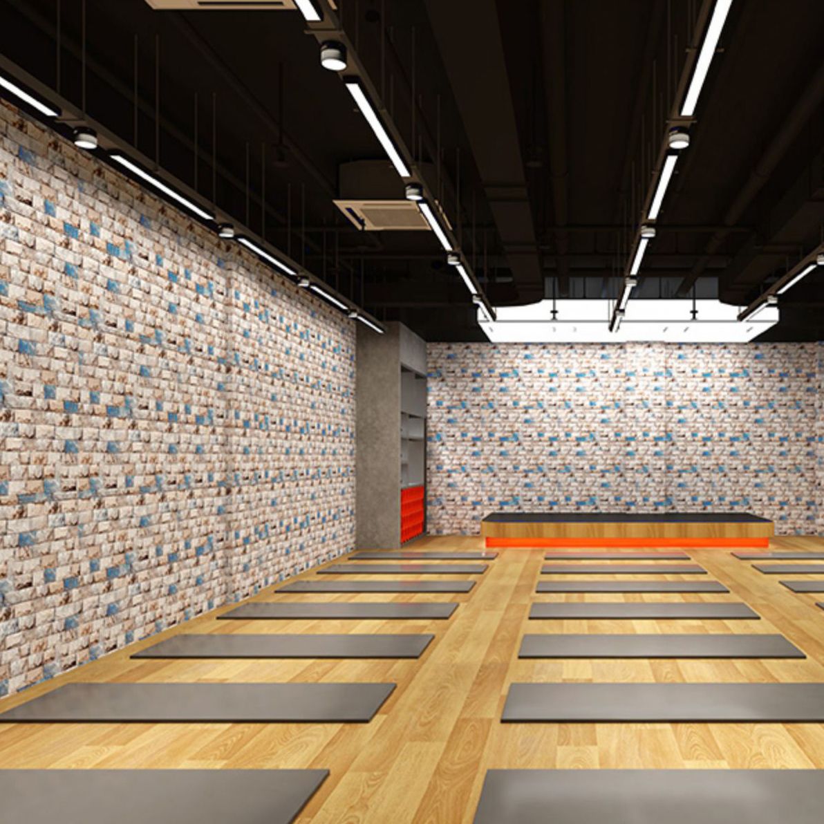 Industrial Wall Plank Brick Pattern Bathroom and Living Room Wall Panels