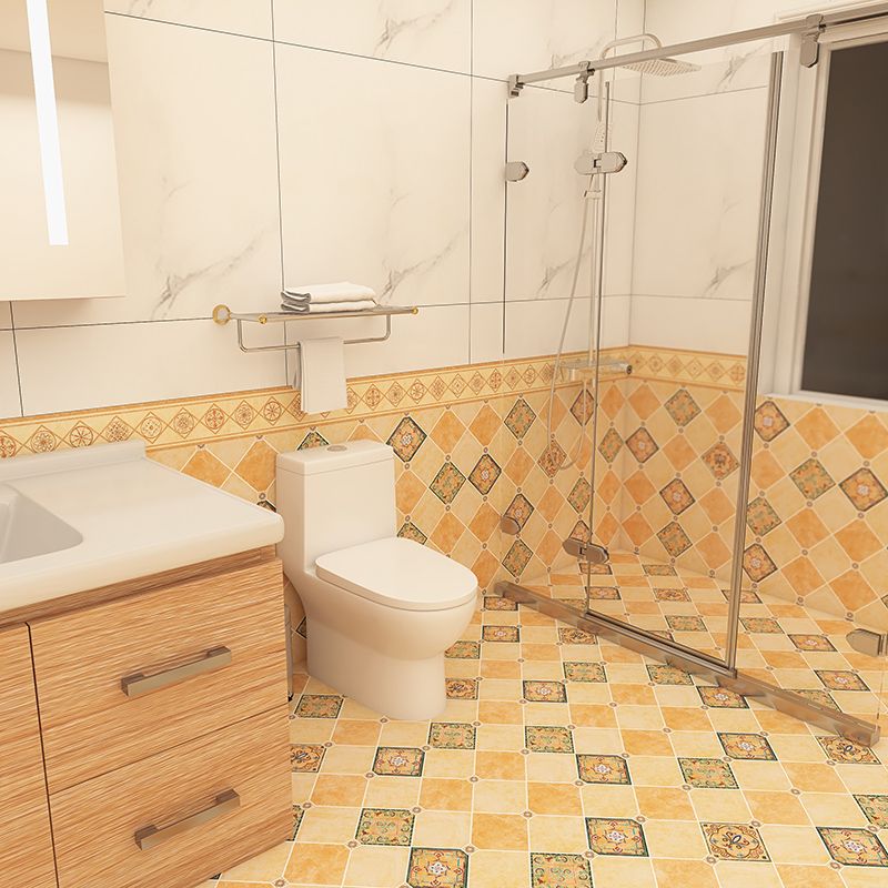 Modern Peel and Stick Tile Mosaic Peel and Stick Splash Guard for the Bathroom