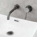 Single Hole Wall Mounted Bath Faucet Swivel Spout Basin Faucet