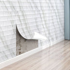 Industrial Wall Panel, 3D Brick Bathroom Wall Panels Set of 2