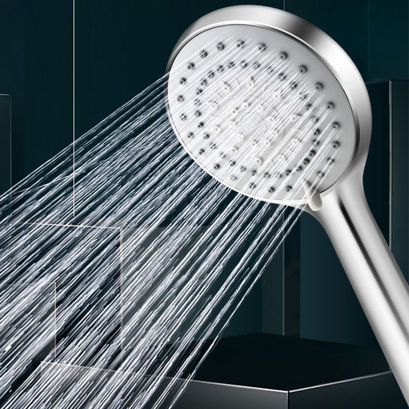 Modern Adjustable Handheld Showerhead Chrome Round Handheld Showerhead