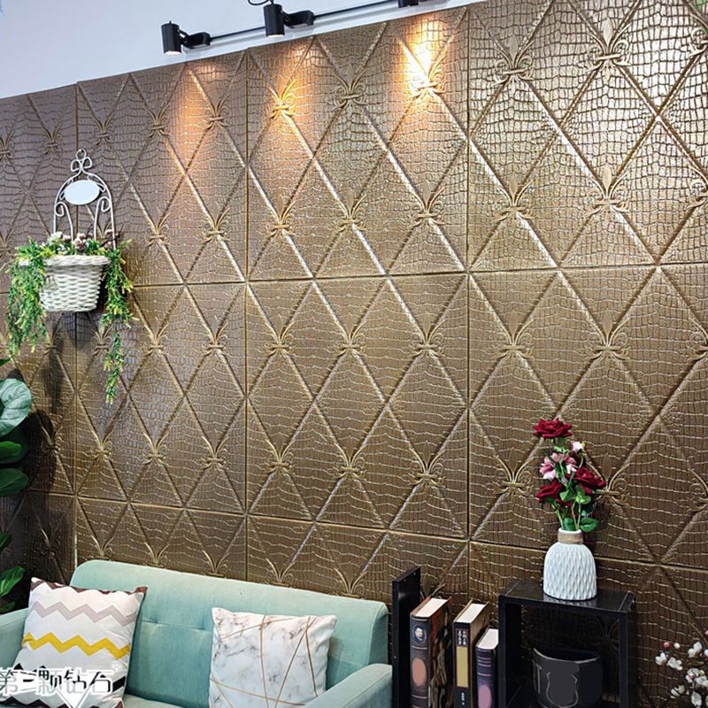 Industrial Wall Board 3D Print Bathroom and Living Room Wall Panel Set of 1