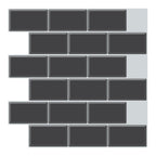 Modern Peel and Stick Tiles PVC Subway Tile Peel and Stick Wall Tile for Bathroom