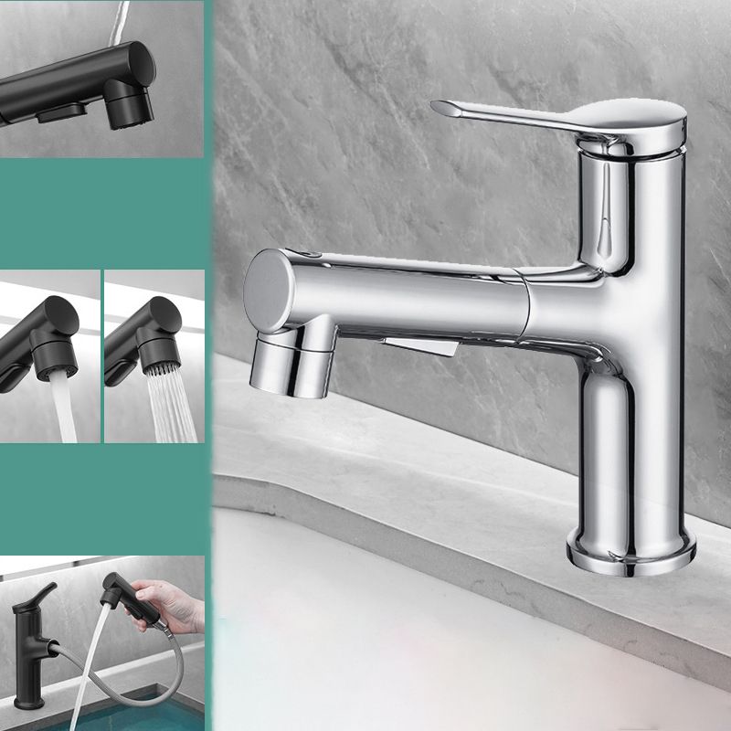 Modern Basin Faucet Solid Brass Centerset Sink Faucet for Bathroom