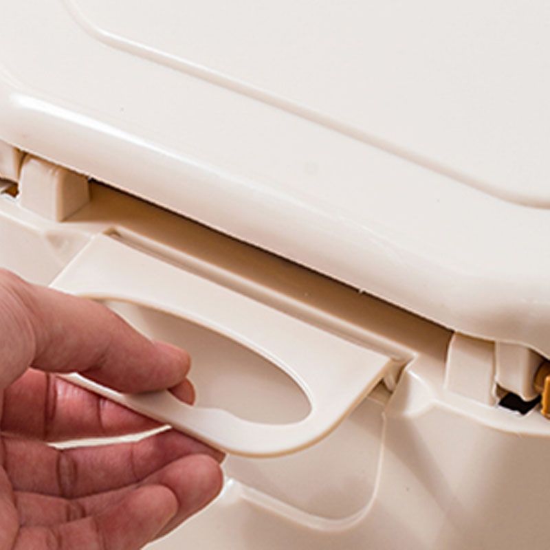 Floor-mounted Plastic WC One-piece WC Modern Toilet Bowl