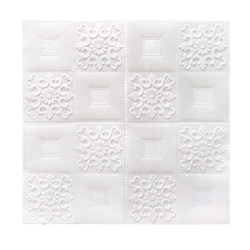 Modern wall covering foam 3D embossed peel and stick wall panel