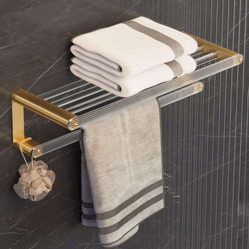 6-piece Bathroom Set Aluminium and Acrylic Bathroom Accessories Hardware Set