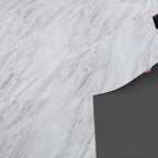 Peel and Stick PVC flooring Smooth marble look fire protection vinyl floor