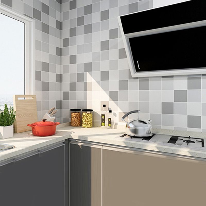 Modern Backsplash Tile Smooth Peel-and-Stick Wall Tile for the Kitchen