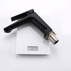 Modern basin tap lever handle copper low arc basin tap