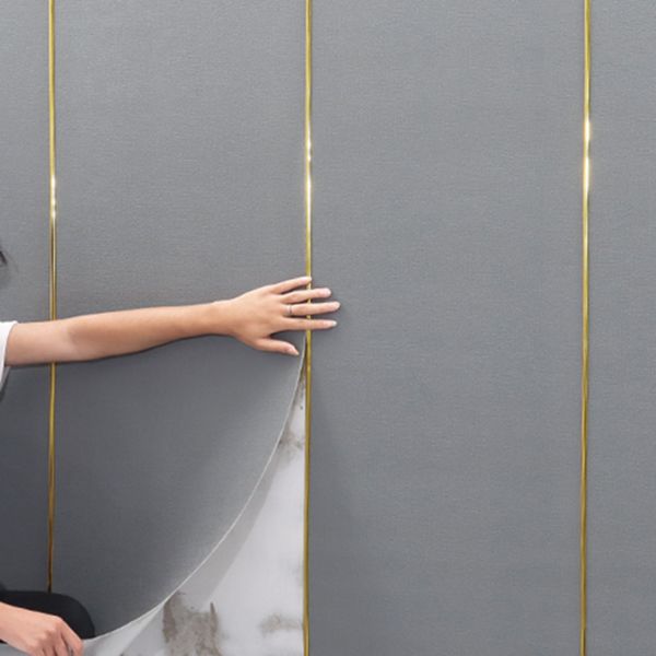 Contemporary Wall Plank Textured Bathroom Living Room Roll Wall Panels
