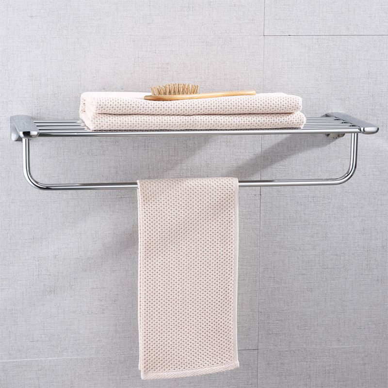 Modern Bathroom Hardware Paper Holder Bathroom Shelf Silver Bathroom Accessory Set