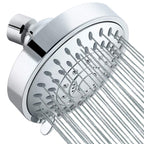 Wall-mounted Metal Shower Head Modern Round Shower Head Fixed Shower Head