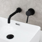 Single Hole Wall Mounted Bath Faucet Swivel Spout Basin Faucet