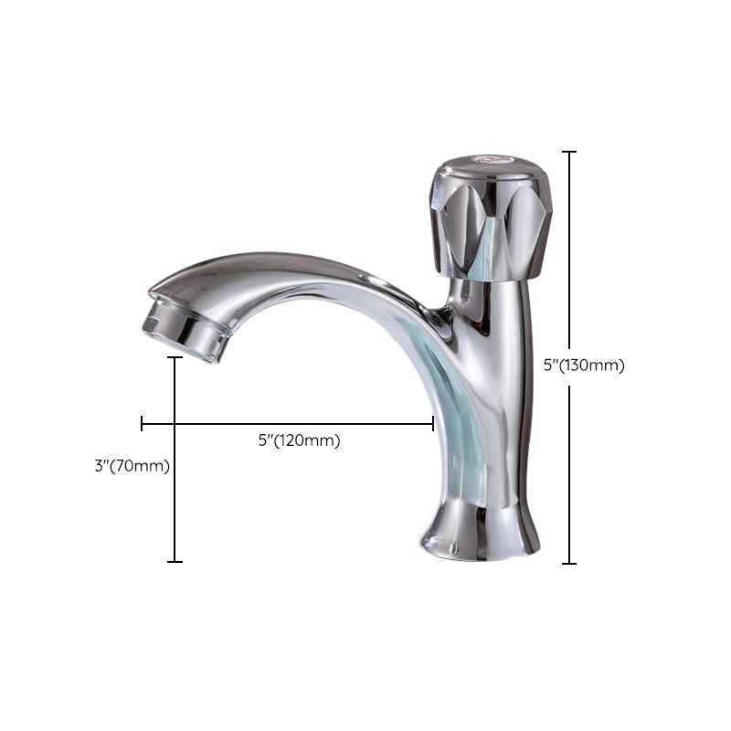 Modern Vessel Faucet Stainless Steel Low Arc Sink Faucet
