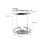 Modern Bathroom Hardware Paper Holder Bathroom Shelf Silver Bathroom Accessory Set