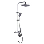Modern adjustable water flow shower faucet shower arm shower system on the wall