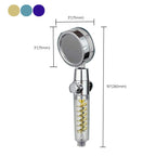 Modern Round Handheld Showerhead Rain Spray Head made of Plastic