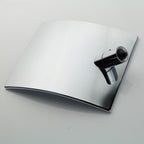 Modern Wall-Mounted Bathroom Faucet Low Arc Solid Brass Faucet