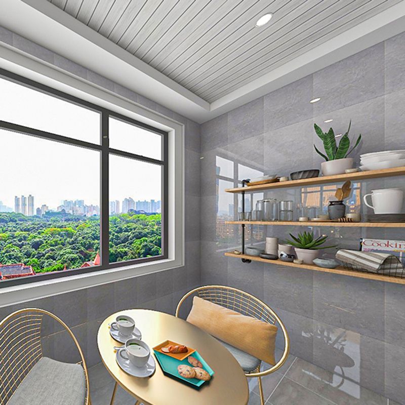 Wall floor tile imitation marble paste waterproof floor tile wallpaper
